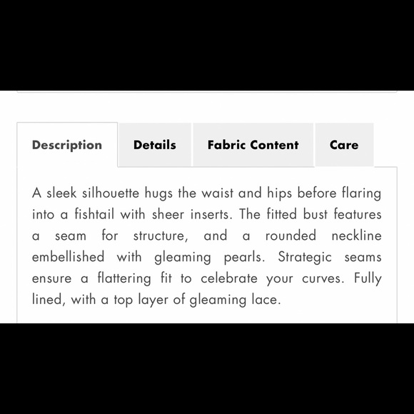 R & M RICHARDS Women's Embellished-neck Glitter-lace Gown Dress Size 10. NWT - Picture 10 of 10